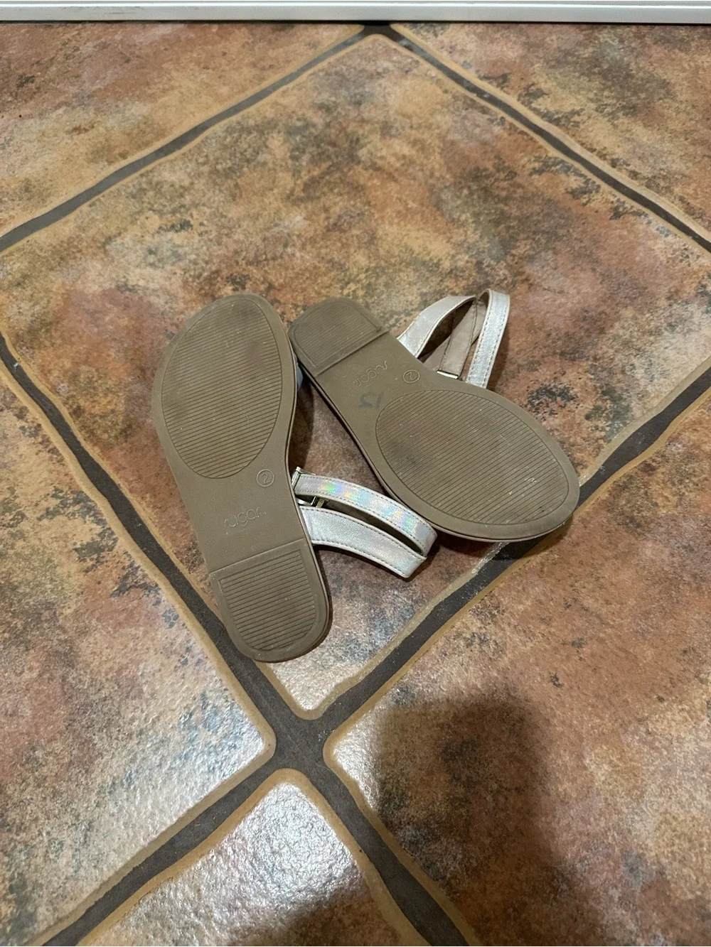 Sugar Pastel Braided Sandals | Girls Size 2